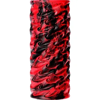Pěnový válec ČERVENO-ČERNÝ Masážní válec / Roller 33cm HMS pro cvičení a uvolnění