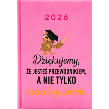 Kalendář Knižkový kalendář 2026 A5 FunnyCase růžový