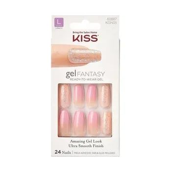 Umělé nehty Umělé nehty Kiss Gel Fantasy KGN29 24 ks