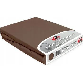 Prostěradlo Prostěradlo jersey s gumou 90x200 čokoládové Constance KARO
