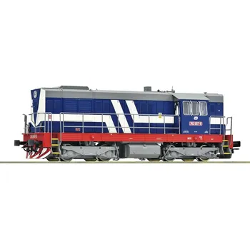 Vláček a vláčkodráha Roco Dieselová lokomotiva 742 007-8 ČD Kocour, digitální - 7310063