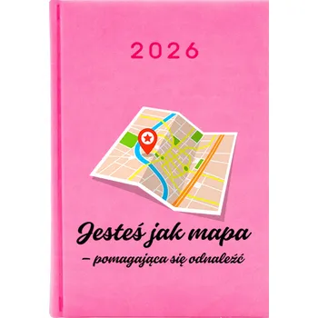 Kalendář Knižkový kalendář 2026 A5 FunnyCase růžový