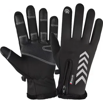 Rukavice Zimní Rukavice Pánské Dámské Černé M Pako Jeans