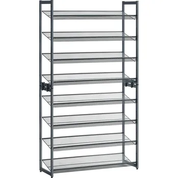 Botník Boxxx REGÁL NA BOTY, šedá, 92.5/163.5/30.7 cm - Regály na boty - 002543015801