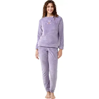 Dámská móda Dámské fleecové pyžamo Vamp 21306 velikost L