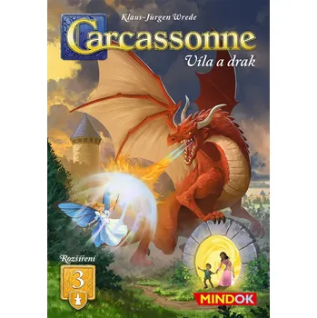 Příslušenství k deskovým hrám Carcassonne: Víla a drak (Rozšíření 3)