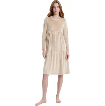 Dámské šaty Vamp - Sametové šaty s dlouhým rukávem 19334 velikost XL