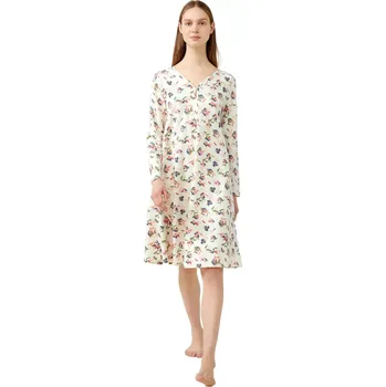 Dámská noční košile Dámská květinová noční košile Vamp 21355 velikost L
