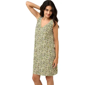 Dámská noční košile Letní noční košile s knoflíkovou légou Vamp 22034 green ivy velikost S