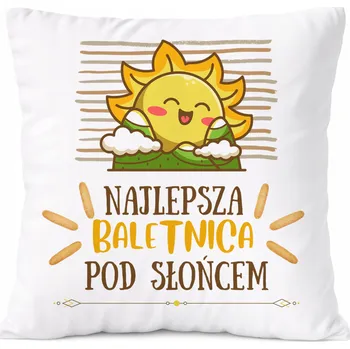 Obraz Polštář Pro Baletku jako Dárek s potiskem Fotografie Bílý PoliDraw
