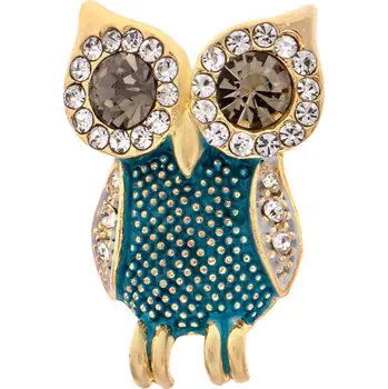 Brož Brož sova tyrkysová 9002056-1