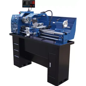 Soustruh HBM 320 x  900 Norton DRO, soustruh na kov s podstavcem, vario otáčky řízené invertorem, převodovka posuvů, optické digitální odměřování s LCD, plně vybavený, 1.5 kW (HBM Machines)