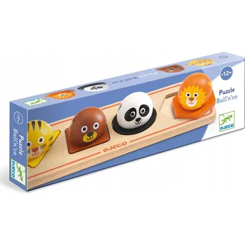 Dřevěné 3D puzzle Djeco Ball'n'co