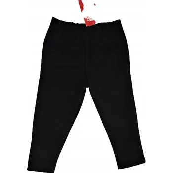 Biko dětské legíny dlouhé zateplené bavlna černé velikost 140