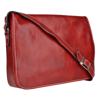 Pánská aktovka NovaKabelka.cz Kožená aktovka Lorenzo Rosso