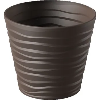 Květináč Květináč hnědý Gardino BORA pr. 40 cm