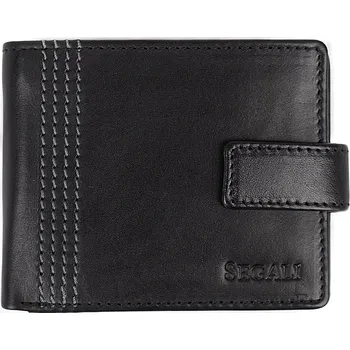Peněženka Pánská peněženka kožená SEGALI 54050 černá, SEGALI