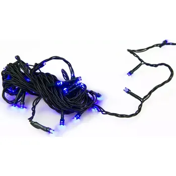 Vánoční dekorace Vánoční světýlka - 100 LED - 10 m - modrá