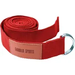 Gorilla Sports Jóga pás, červený, 260 cm