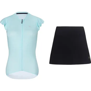 cyklistický dres RIVANELLE FLAIR - černá/světle modrá