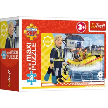 Puzzle Puzzle 20 miniMAXI Požárník Sam 20 dílků hrdinský Sam 3+ Trefl 21114