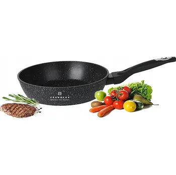 Pánev Tradiční pánev Edenberg VYSOKÁ MARMOROVÁ PÁNEV 22cm TMAVÁ 22 cm nepřilnavá