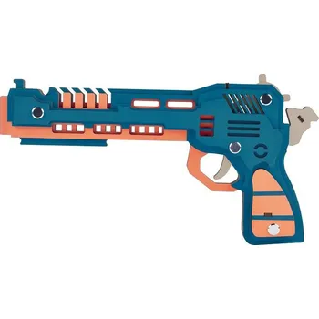 3D puzzle Woodcraft Dřevěné 3D puzzle Zbraň na gumičky Vlk