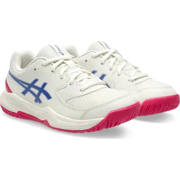 Chlapecké tenisky Dětské tenisové boty Asics GS GEL-DEDICATE 8 K bílé 1044A077-105 - EUR 39 | UK 5 | US 6