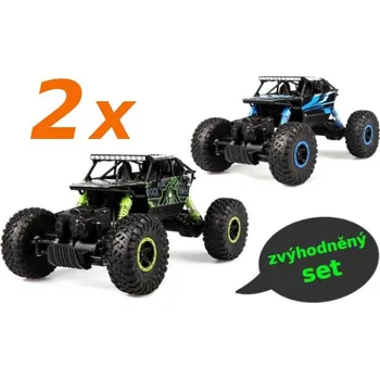 RC model auta 2x Auto Crawler 2,4 Ghz pro sourozence