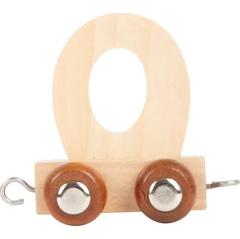 Vláček a vláčkodráha small foot Dřevěný vláček vláčkodráhy abeceda písmeno O