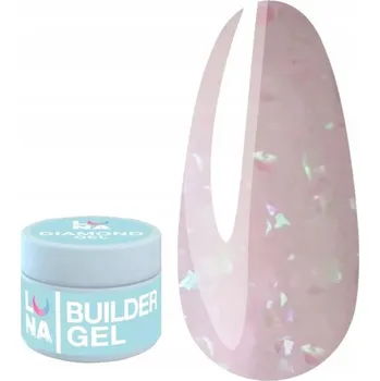 Lak na nehty Luna Diamond gel 10, 15 ml stavební gel