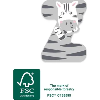 Dřevěná hračka small foot Dřevěné písmeno Z