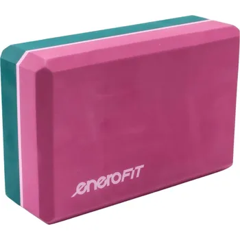 BLOK KOSTKA NA CVIČENÍ JÓGA PILATES FITNESS TRICOLOR ENERO FIT