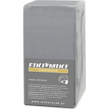 Prostěradlo Fiki Miki Prostěradlo jersey 120x60 šedé