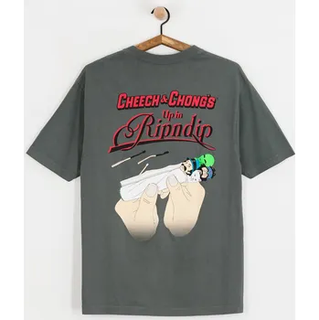 Pánské tričko RipNDip Roll Me Up (charcoal) XXL, šedá