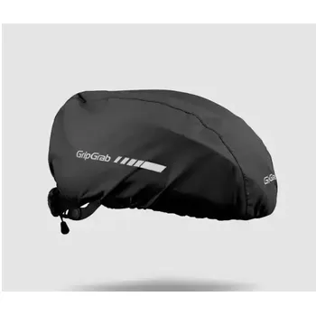 Cyklistické návleky Grip Grab Waterproof pláštěnka na helmu Black