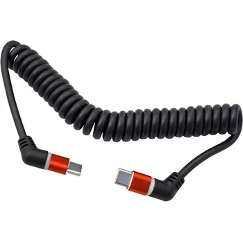 Datový kabel ROLINE USB 2.0 kroucený kabel USB C(M)-USB C(M), otočné konektory,60W,1,5m