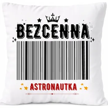 Polštář Dárek Polštář pro vizážistku s potiskem , bílý