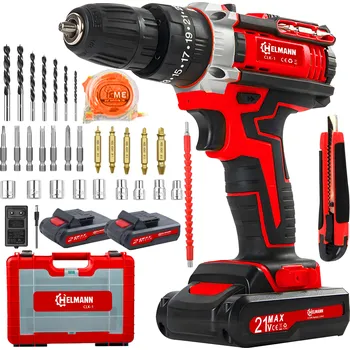 AKU VRTAČKA AKUMULÁTOROVÝ 2AKU PŘÍKLEPOVÝ VÝKONNÝ 21V ŠROUBOVÁK