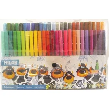 Kreslicí FIXY velká SADA 50 barev pro děti, dekorativní FIXY MILAN