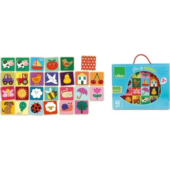 Dřevěná hračka Vilac Dřevěné pexeso Farma - poškozený obal