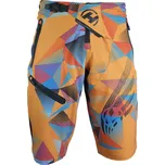 HAVEN Cyklistické kalhoty krátké bez laclu - ENERGIZER CRAZY - oranžová 2XL