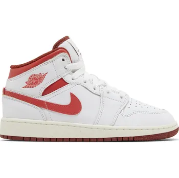 Dámská obuv Air Jordan 1 Mid SE GS 'White Dune Red' Velikost: 37.5