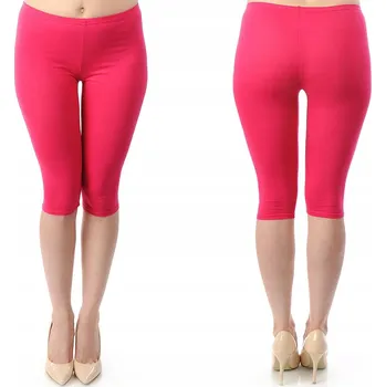 Dámské legíny Dámské 3/4 legíny Capri Legíny na nohy LAEMI 458 růžové 3XL