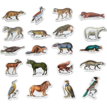 Dřevěná hračka Vilac Magnetky zoologická zahrada de Buffon