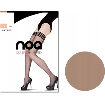 Dámské punčochy Knittex samodržící punčochy matné 15 DEN, velikost 4