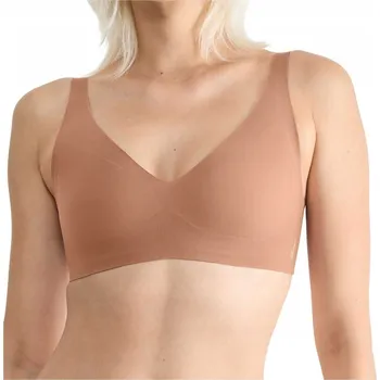 Podprsenka Sloggi bezešvá podprsenka béžová velikost M