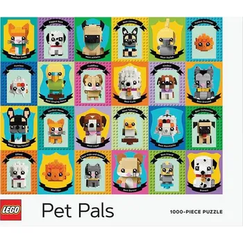 Hračka Chronicle Books Puzzle LEGO® Zvířecí kamarádi 1000 dílků
