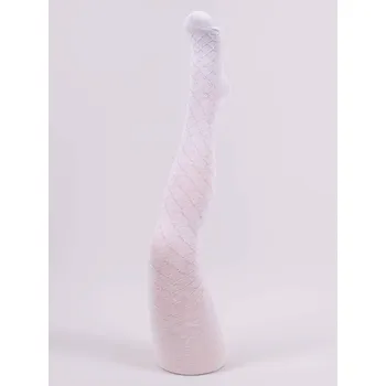 Dětské punčocháče YOCLUB bílé bavlna velikost 92