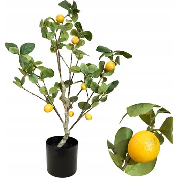 umělá květina UMĚLÝ CITRONOVNÍK 80cm, CITRON, ROSTLINA DO OBÝVÁKU ČI LOŽNICE, JAKO ŽIVÝ